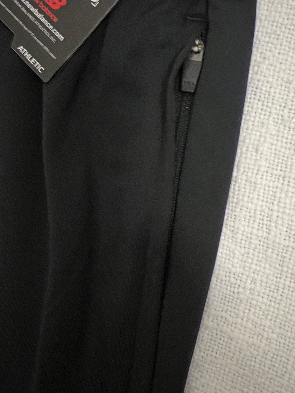 New Balance Black Away Team Pants Sz 2XL Zippered Pockets and Dry-Fit - Picture 6 of 13